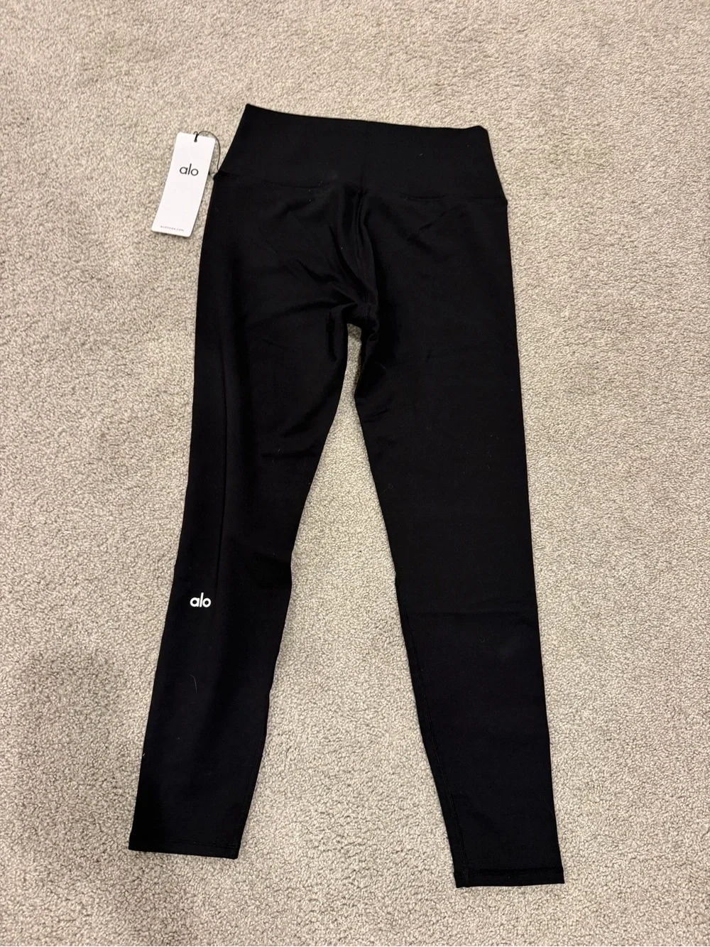 Alo Yoga NWT 7/8 Airbrush Leggings Black Size Large